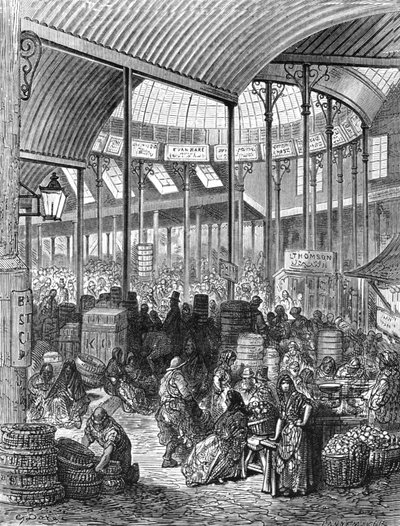 Borough Market by Gustave Dore