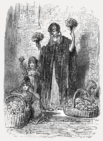 Flower Girls by Gustave Dore
