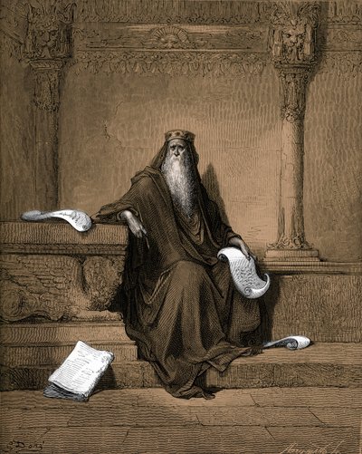 King Solomon - Bible by Gustave Dore