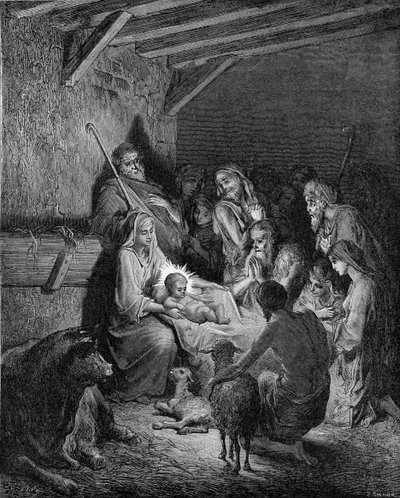 Nativity by Gustave Dore