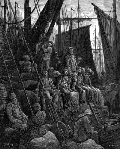 Off Billingsgate by Gustave Dore