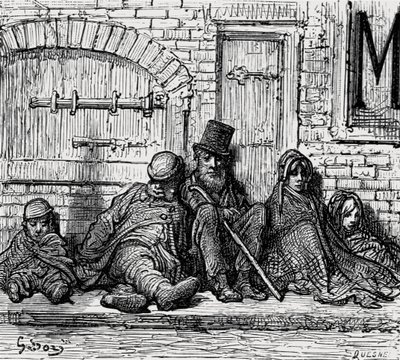 Roofless!, 1872 by Gustave Dore
