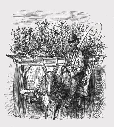 The Flower Hawker, 1872 by Gustave Dore