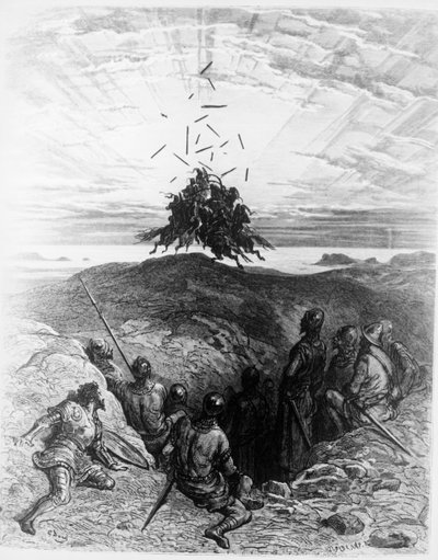 The Frenzy of Orlando by Gustave Dore