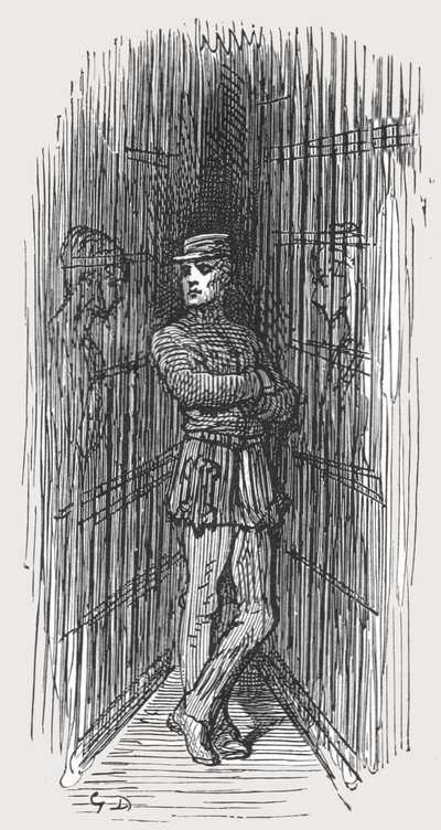 The Turnkey by Gustave Dore