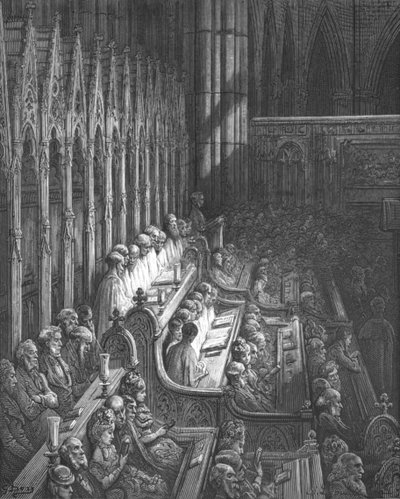Westminster Abbey - The Choir by Gustave Dore