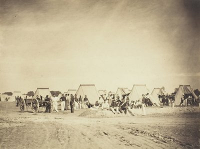 Artillery Encampment, Camp de Châlons, 1857 by Gustave Le Gray