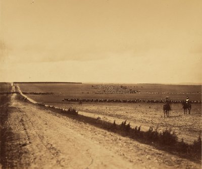 Maneuvers, Camp de Chalons by Gustave Le Gray