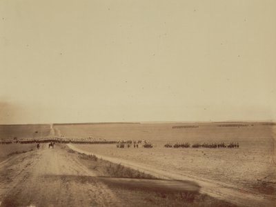 Maneuvers, Camp de Châlons by Gustave Le Gray