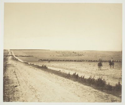 Maneuvers, Camp de Châlons by Gustave Le Gray
