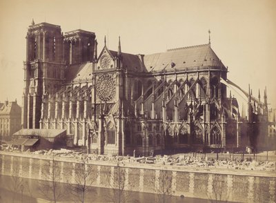 Notre-Dame de Paris cathedral by Gustave Le Gray