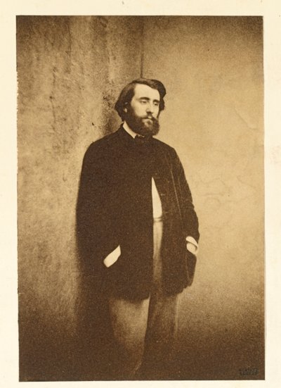 Portrait of Edmond Cottinet (1824-1895) by Gustave Le Gray