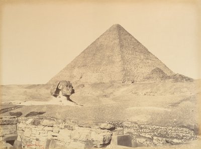 Pyramids of Giza by Gustave Le Gray