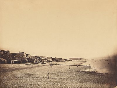 The Beach at Saint-Adresse by Gustave Le Gray
