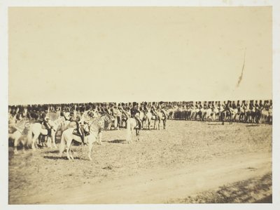 Untitled [Cavalry], 1857 by Gustave Le Gray