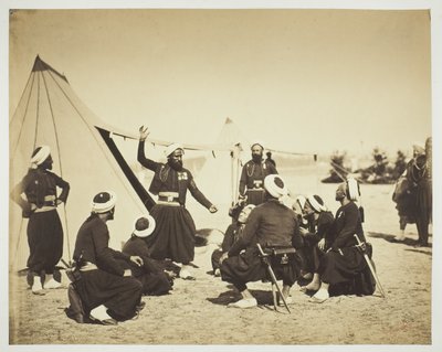 Zouave Storyteller (The Story) by Gustave Le Gray
