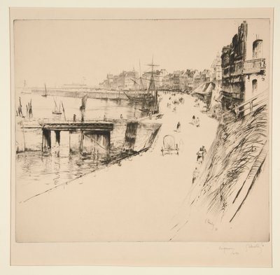 The Footbridge by Gustave Leheutre
