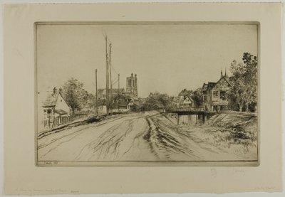 Lock of the New Canal, Troyes by Gustave Leheutre