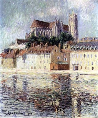 Auxerre Cathedral by Gustave Loiseau