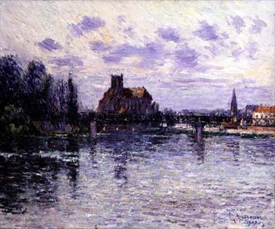 Auxerre Cathedral by Gustave Loiseau