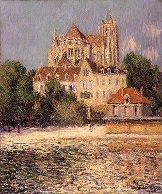 Auxerre Cathedral by Gustave Loiseau