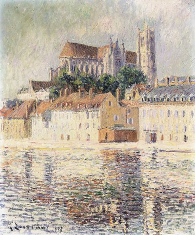 Cathedral of Auxerre by Gustave Loiseau