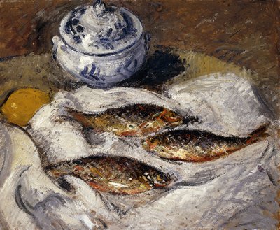 Herring and Tureen by Gustave Loiseau