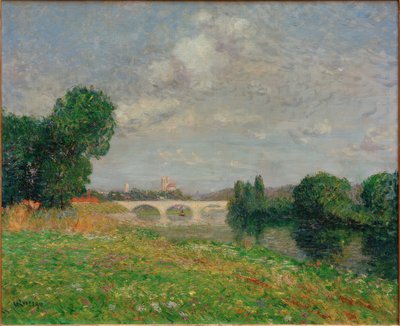 Perronet Bridge in Nantes by Gustave Loiseau
