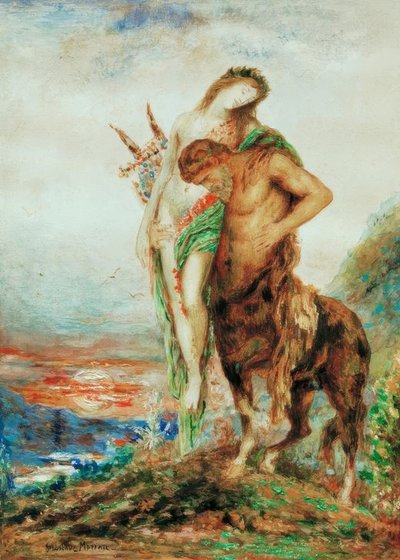 The Tired Centaur by Gustave Moreau