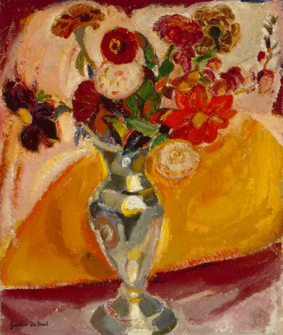 Vase with Flowers by Gustave de Smet