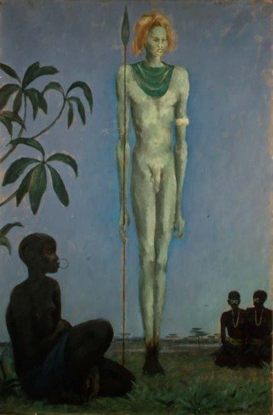 A Dinka Herdsman by Guy Richard Charles Wyndham