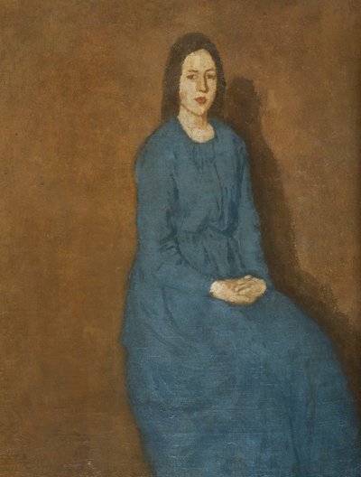 A Young Woman in Blue by Gwen John