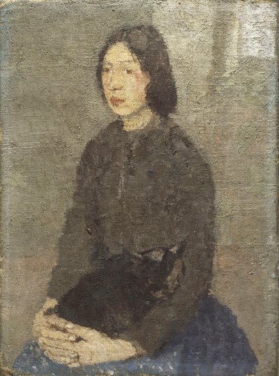 Girl with Cat in Her Lap by Gwen John