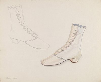 Quaker Wedding Shoes by Gwyneth King