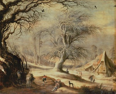 Winter Landscape by Gysbrecht Lytens or Leytens
