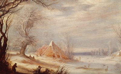 Winter Landscape by Gysbrecht Lytens or Leytens