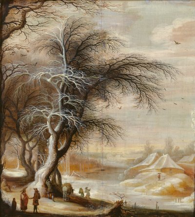 Winter Landscape by Gysbrecht Lytens or Leytens
