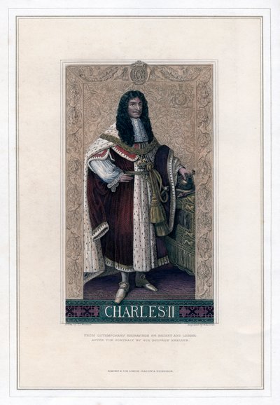 Charles II, King of England and Scotland by H. Bourne