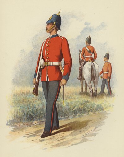 1st Battalion (West Melbourne) Victorian Infantry by H. Bunnett