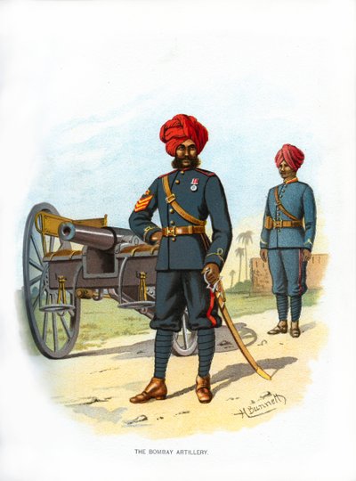 The Bombay Artillery by H. Bunnett