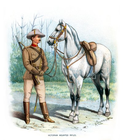 Victorian Mounted Rifles by H. Bunnett