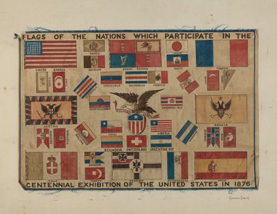 Centennial Textile - Flag by H. Langden Brown