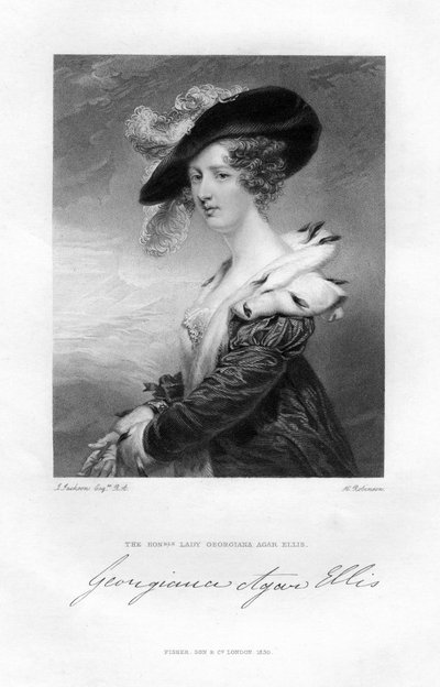 Lady Georgina Agar-Ellis by H. Robinson