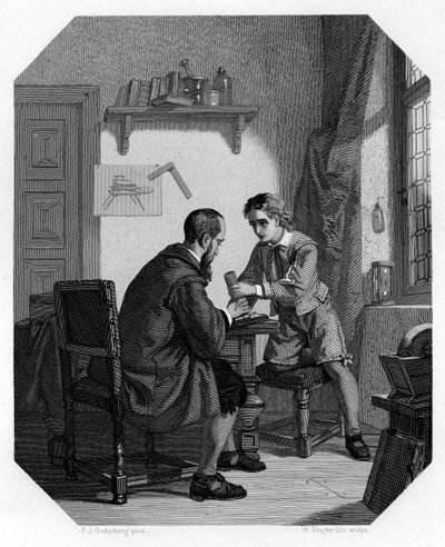 Hans Jansen and His Son Sacharias, c. 1870 by H. Sluyter
