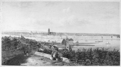 Panorama of Frankfurt by H. Worms