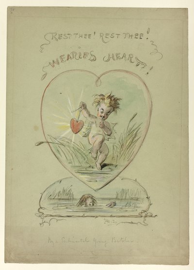 Rest Thee! Rest Thee! Wearied Heart! by Hablot Knight Browne