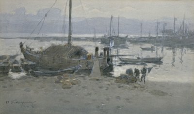 Tanabe Harbor by Hachir Nakagawa