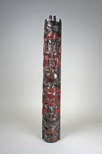 Totem Pole Model by Haida