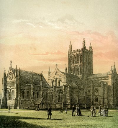 Hereford Cathedral, Herefordshire by Hanhart