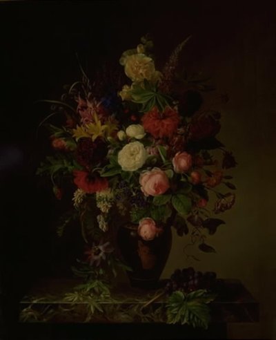A Vase with Flowers by Hanne Hellesen